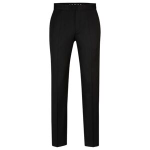 Boss Slim-fit tuxedo trousers in virgin-wool serge