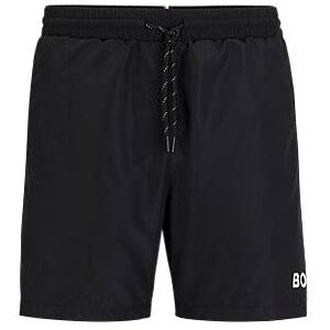 Boss Quick-drying swim shorts with logo and piping