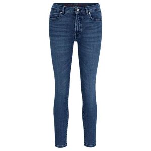 HUGO Extra-slim-fit jeans in blue super-stretch denim