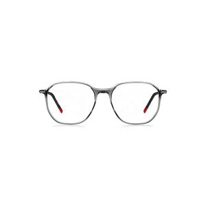 HUGO Transparent-acetate optical frames with branded temples