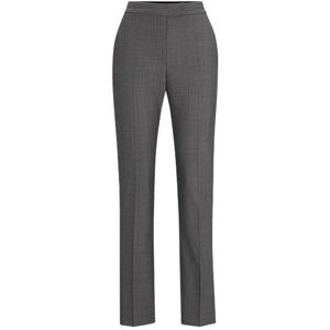 Boss Slim-fit trousers in Italian virgin-wool sharkskin