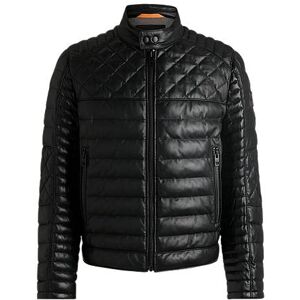 Boss Nappa leather jacket with stand collar