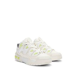 HUGO Faux-leather trainers with contrast details