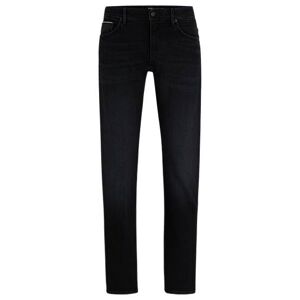 Boss Slim-fit jeans in black Italian selvedge denim