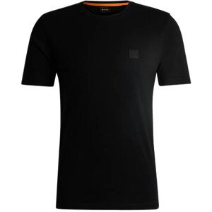 Boss Cotton-jersey T-shirt with logo patch