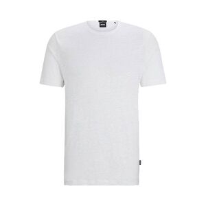 Boss Regular-fit T-shirt in linen