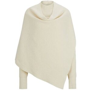 NAOMI x BOSS drape-detail sweater in wool and cashmere