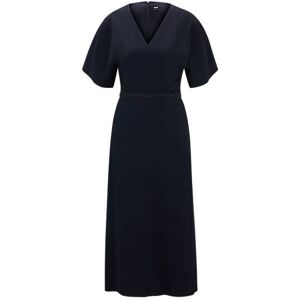 Boss V-neck dress with waist detail