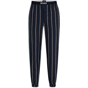 Boss Patterned pyjama bottoms in cotton poplin