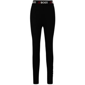 Boss x Perfect Moment virgin-wool leggings with branding