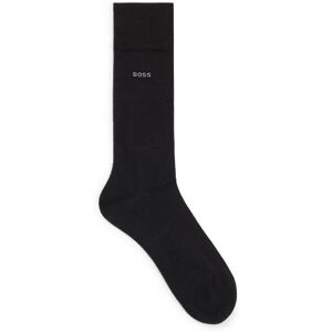 Boss Regular-length logo socks in combed stretch cotton