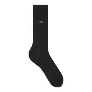 Boss Regular-length logo socks in a wool blend