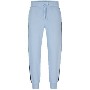 Boss Cotton-blend tracksuit bottoms with colour-blocking