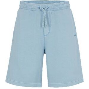 Boss Regular-fit shorts in French terry cotton