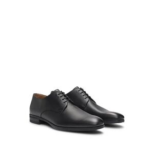 Boss Derby shoes in structured leather with padded insole