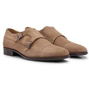 Boss Double-monk shoes in suede