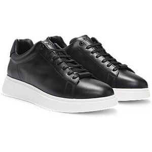 Boss Leather trainers with rubber outsole