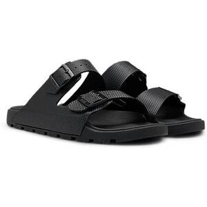 Boss All-gender twin-strap sandals with structured uppers