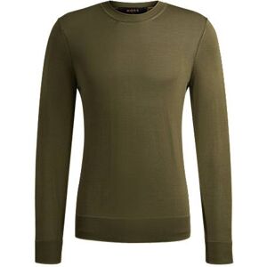 Boss Regular-fit sweater in fine-gauge silk