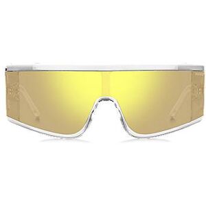 HUGO Clear-acetate sunglasses with yellow mask