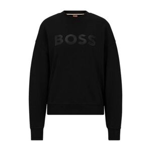 Boss Cotton-terry sweatshirt with logo detail