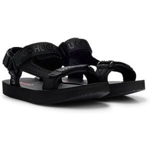 HUGO Branded sandals with riptape straps and EVA outsole