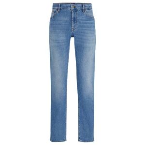 Boss Regular-fit jeans in blue super-soft denim
