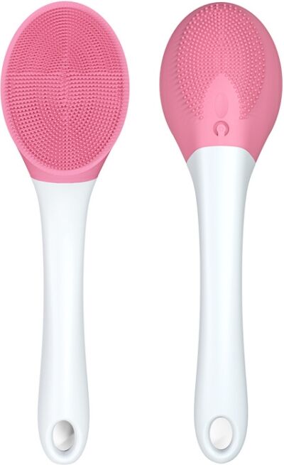 Tarvike USB silikoni kylpyharja pitkällä kahvalla (Vaaleanpunainen) Tarvike USB silikoni kylpyharja pitkällä kahvalla (Vaaleanpunainen)