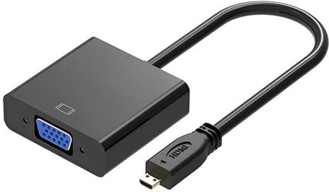 Micro HDMI - VGA -sovitin Micro HDMI - VGA -sovitin