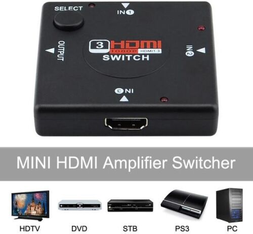 3 porttinen HDMI jakaja 3 porttinen HDMI jakaja