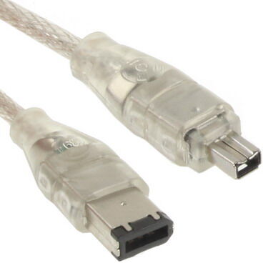 Firewire kaapeli 6-pin uros - 4-pin uros, 1.5m