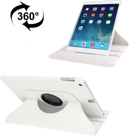 Tarvike iPad 9.7 tuumaa , iPad Air 360 astetta kääntyvä nahkakotelo (Valkoinen) Tarvike iPad 9.7 tuumaa , iPad Air 360 astetta kääntyvä nahkakotelo (Valkoinen)