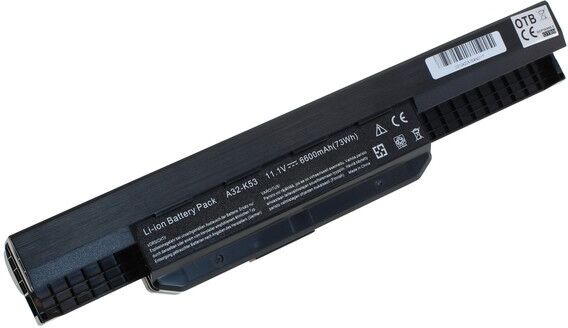 Tarvike Asus A53 / K53 / X53 yhteensopiva akku, 6600mAh Tarvike Asus A53 / K53 / X53 yhteensopiva akku, 6600mAh