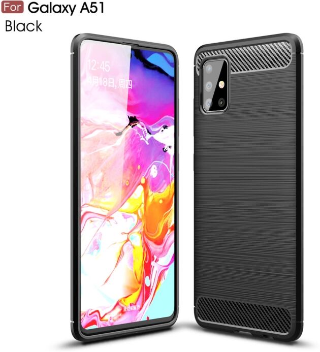 Tarvike Samsung Galaxy A51 suojakuori (Musta) Tarvike Samsung Galaxy A51 suojakuori (Musta)