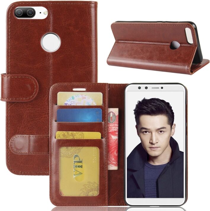 Tarvike Huawei Honor 9 Lite nahkainen suojakotelo(Ruskea) Tarvike Huawei Honor 9 Lite nahkainen suojakotelo(Ruskea)