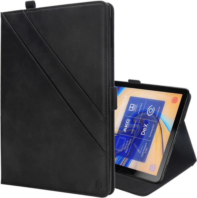 Tarvike Samsung Galaxy Tab S4 10,5 tuumaa - nahkainen suojakotelo (musta) Tarvike Samsung Galaxy Tab S4 10,5 tuumaa - nahkainen suojakotelo (musta)