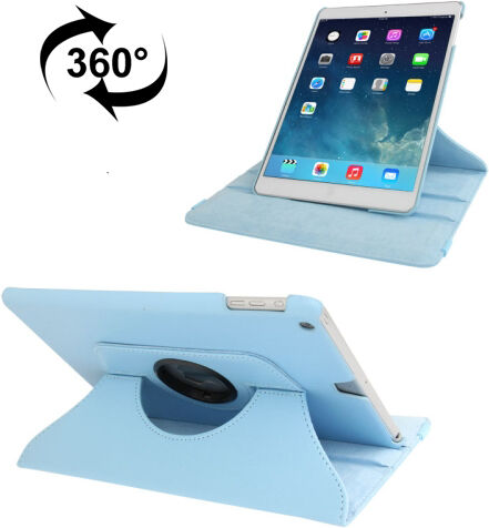Tarvike iPad Air -360 astetta kääntyvä suojakotelo (vaaleansininen) Tarvike iPad Air -360 astetta kääntyvä suojakotelo (vaaleansininen)