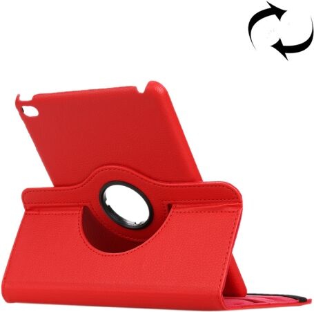 Tarvike Pyörivä iPad Mini 4 -suojakotelo jalustalla - punainen Tarvike Pyörivä iPad Mini 4 -suojakotelo jalustalla - punainen