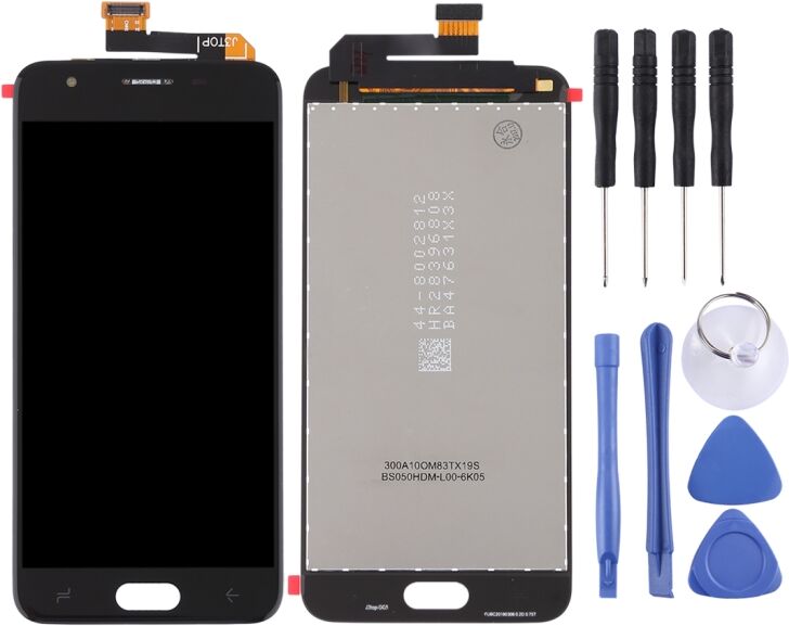 Tarvike Galaxy J3 (2018) / J337 LCD-näyttö ja kosketusnäyttö (Musta)