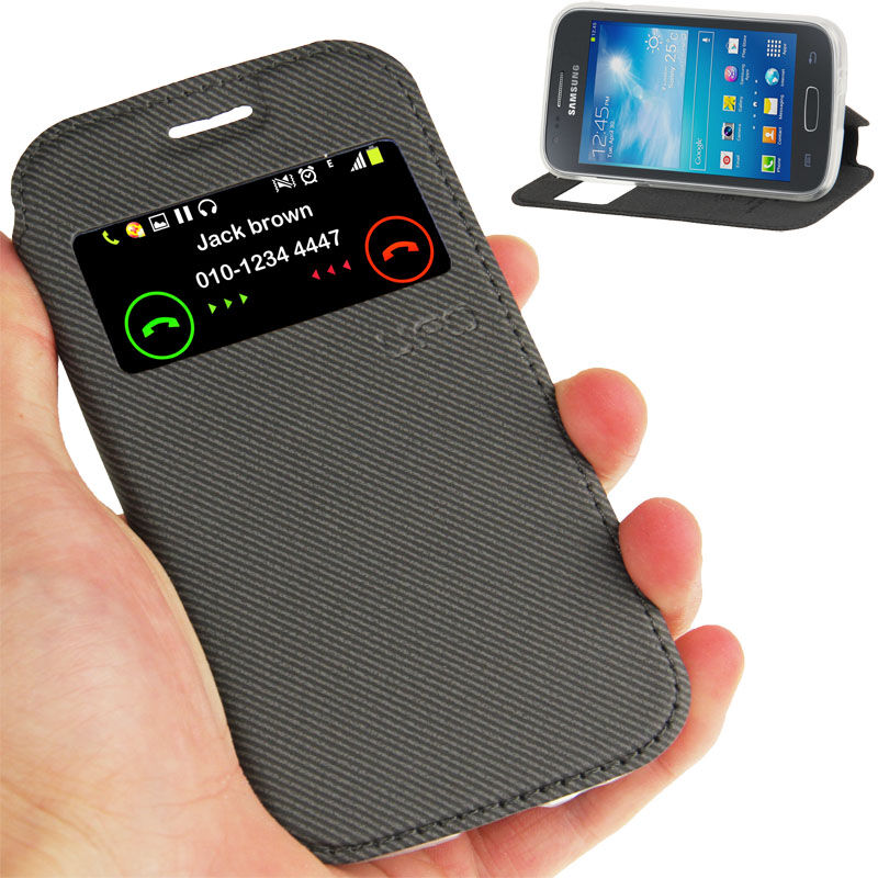 Tarvike Samsung Galaxy Ace 3 / S7272 nahkakotelo Tarvike Samsung Galaxy Ace 3 / S7272 nahkakotelo