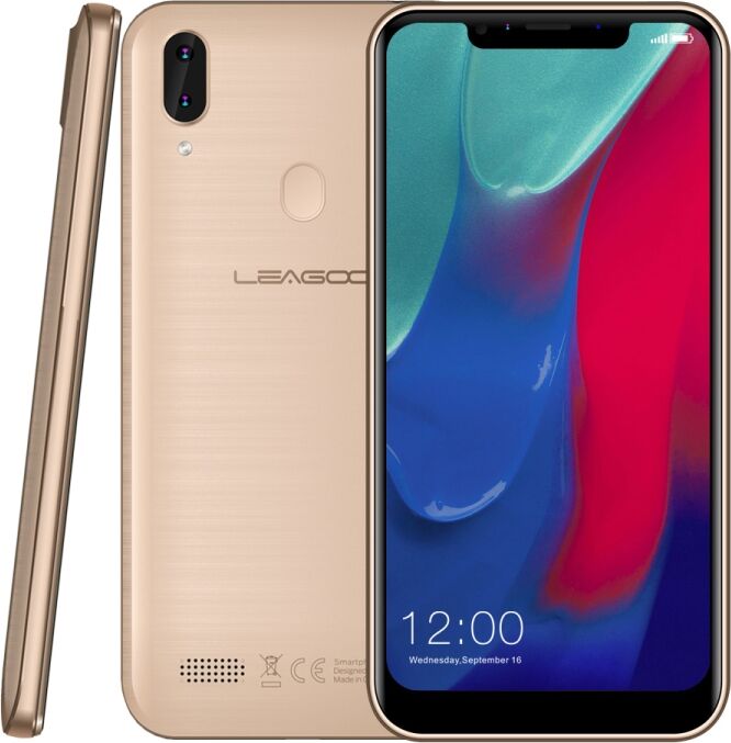 Tarvike Leagoo Android puhelin, Dual-SIM (Kulta) Tarvike Leagoo Android puhelin, Dual-SIM (Kulta)