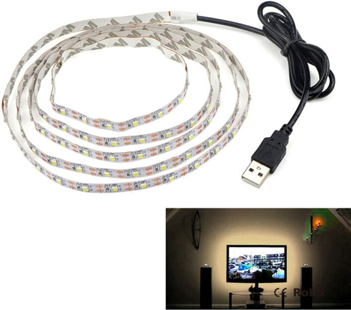 Tarvike LED-nauha, 4 m, USB  (lämmin valkoinen) Tarvike LED-nauha, 4 m, USB  (lämmin valkoinen)