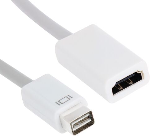 Mini-DVI - HDMI sovitin, 32-pin uros - 19-pin naaras Mini-DVI - HDMI sovitin, 32-pin uros - 19-pin naaras