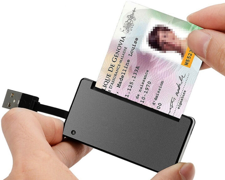 Tarvike USB ID -henkilökortinlukija Tarvike USB ID -henkilökortinlukija