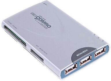 Tarvike USB 3.0 kortinlukija USB hubilla Tarvike USB 3.0 kortinlukija USB hubilla