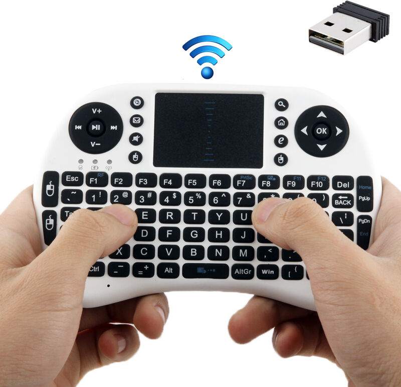 Langaton mikronäppäimistö touchpad:illa Langaton mikronäppäimistö touchpad:illa