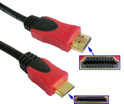 Mini HDMI uros - HDMI uros kaapeli 1,5 m Mini HDMI uros - HDMI uros kaapeli 1,5 m