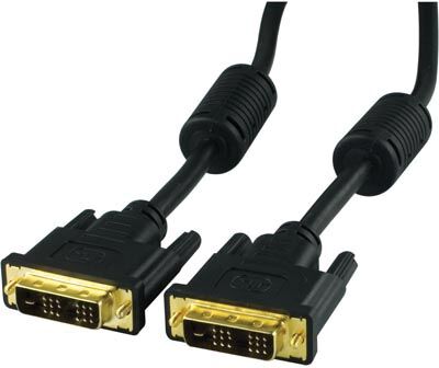 DVI monitorikaapeli, DVI-D U-U, Single Link - 2M DVI monitorikaapeli, DVI-D U-U, Single Link - 2M