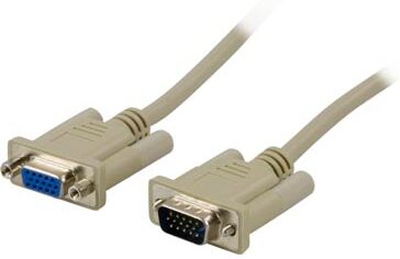 VGA-jatkokaapeli HD15u-HD15n 5m VGA-jatkokaapeli HD15u-HD15n 5m