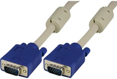 VGA kaapeli HD15 uros - uros, 3m VGA kaapeli HD15 uros - uros, 3m